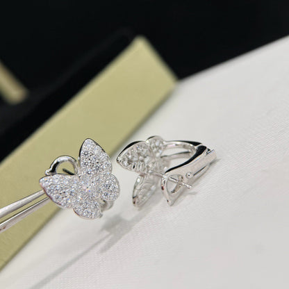 []BUTTERFLY ALL DIAMOND EARRINGS