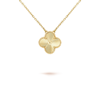 [🌹Rose💎]CLOVER 15MM LASER NECKLACE