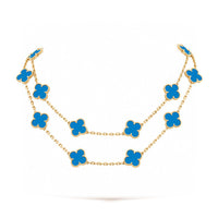 [🌹Rose💎]CLOVER 20 MOTIFS TURQUOISE GOLD