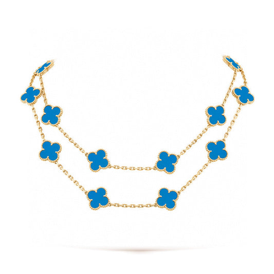 [Rose Jewelrys]CLOVER 20 MOTIFS TURQUOISE GOLD