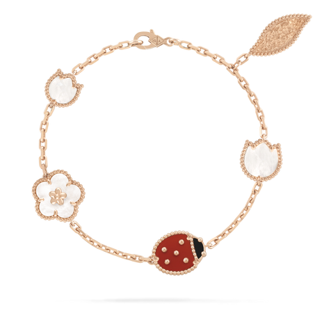 [🌹Rose💎]LUCKY SPRING 5 MOTIF BRACELET