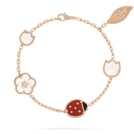 [Rose Jewelrys]LUCKY SPRING 5 MOTIF BRACELET