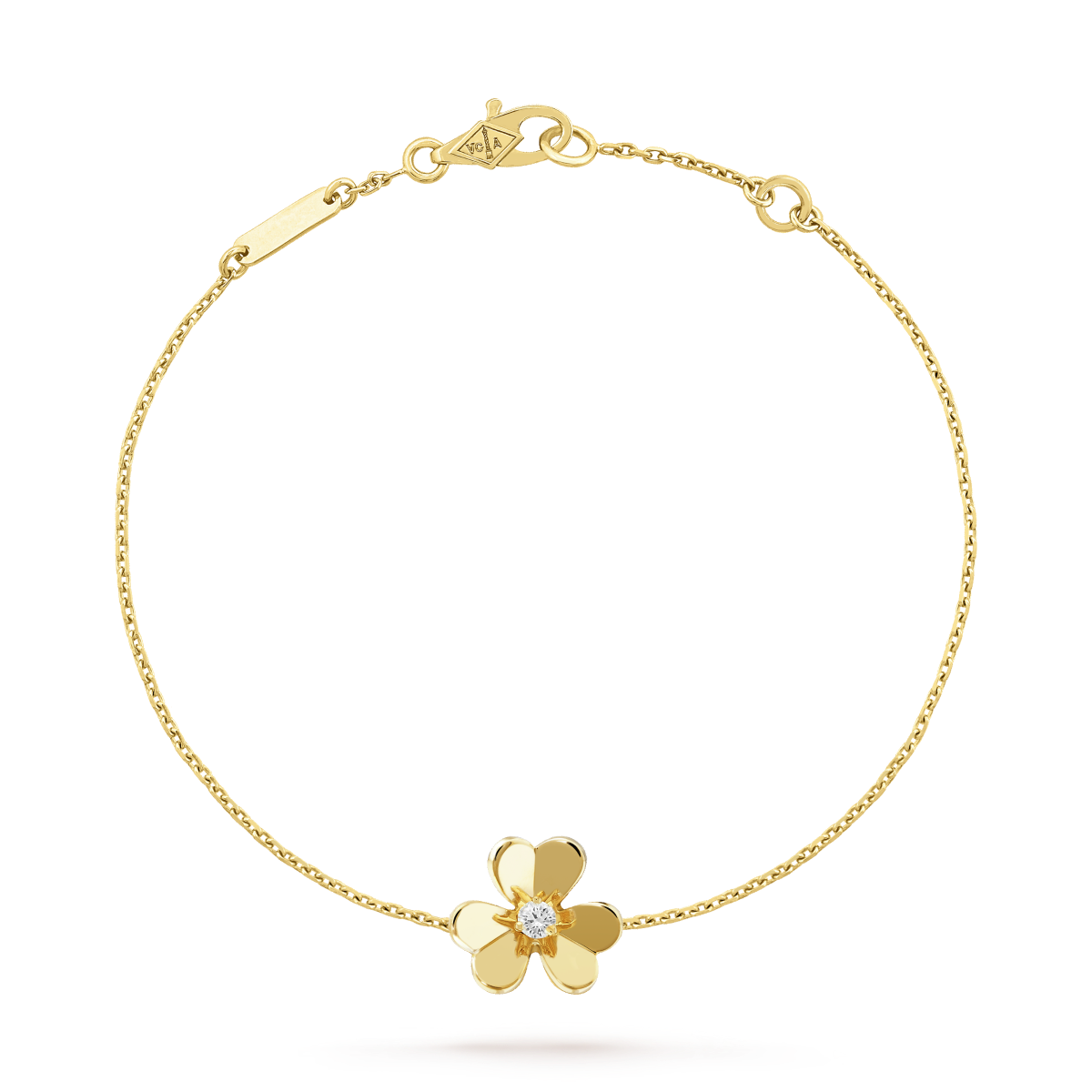 [Rose Jewelrys]FRIVOLE GOLD FLOWER PINK MALACHITE BRACELET