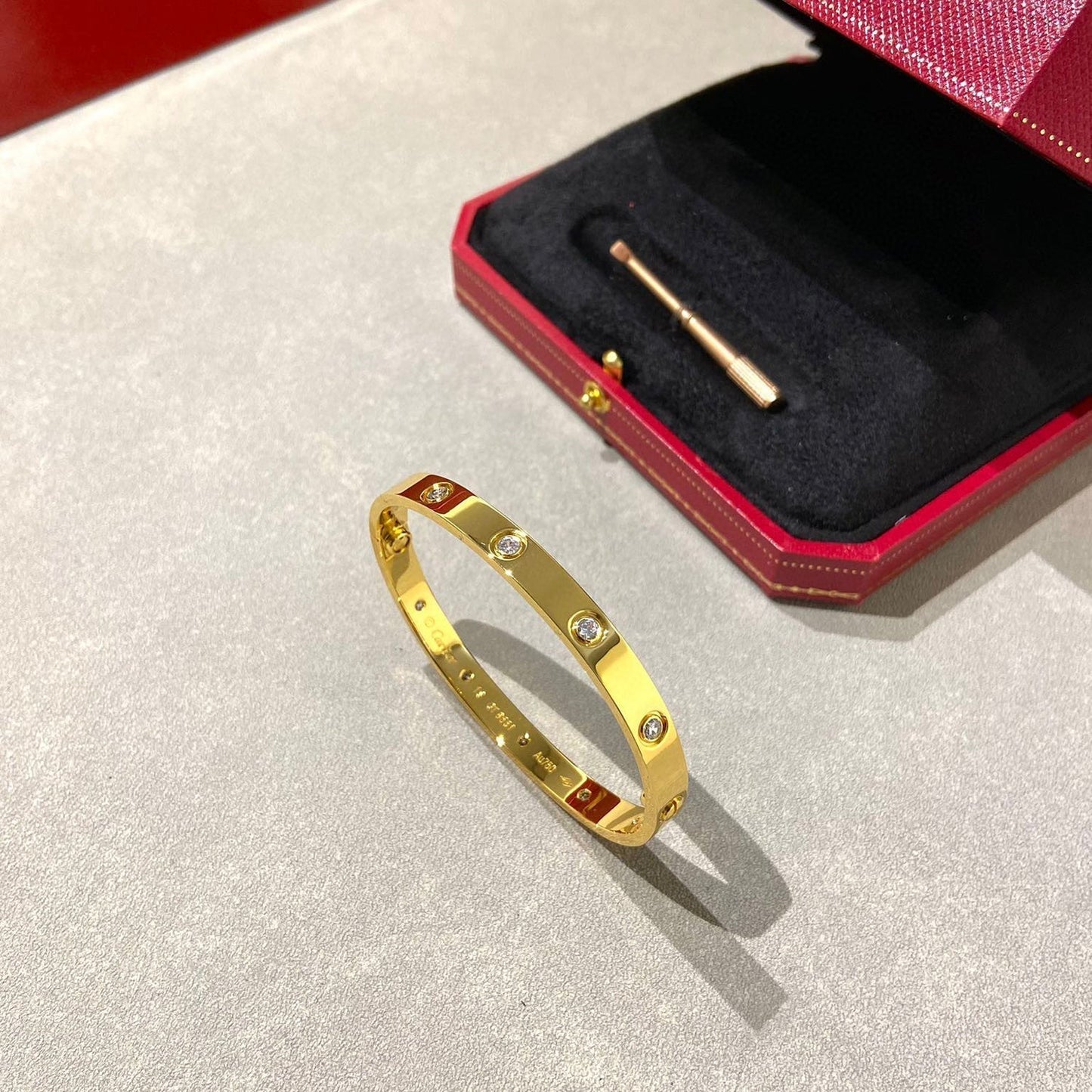 [Rose Jewelrys ]LOVE BRACELET 6.1MM 10 DIAMONDS