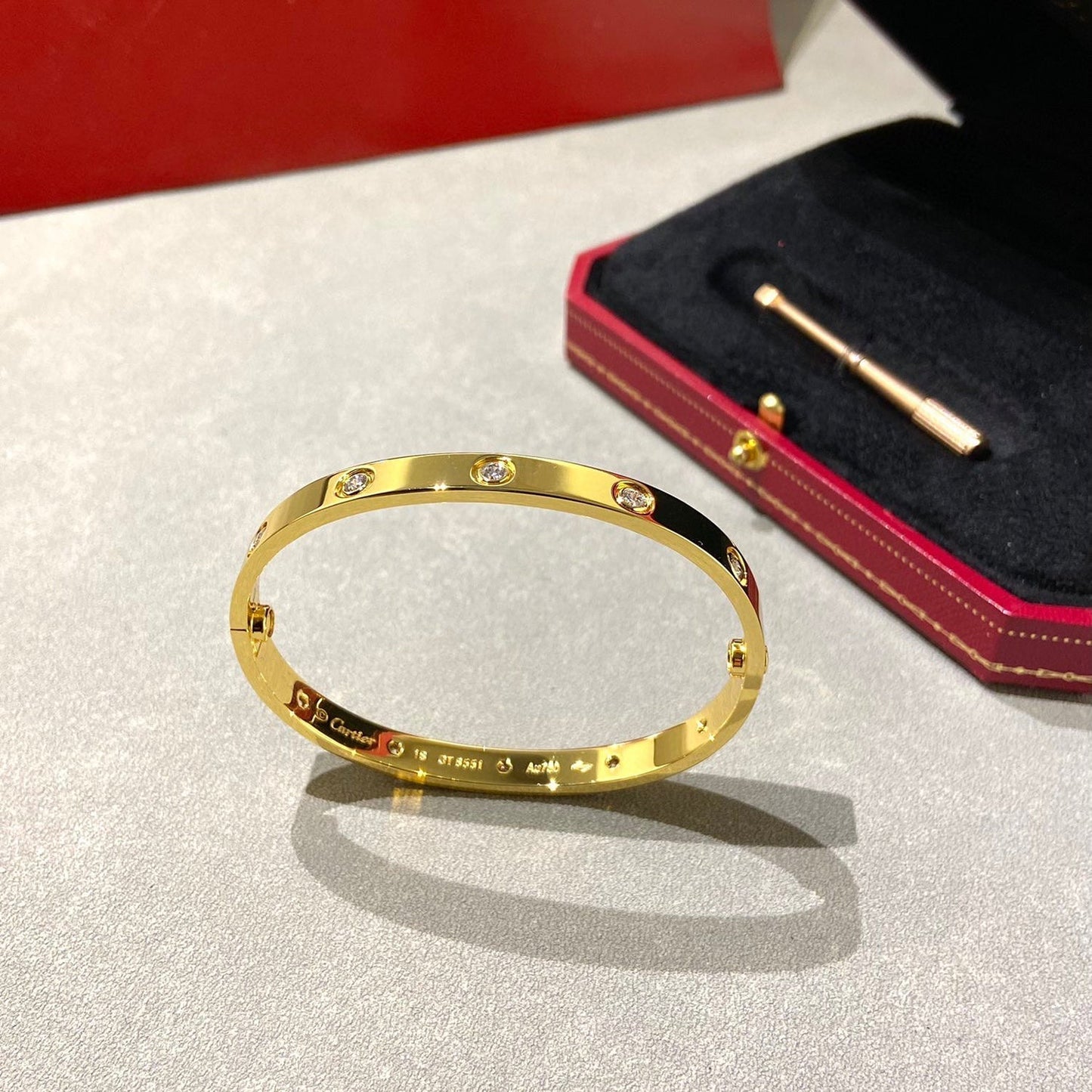 [Rose Jewelrys ]LOVE BRACELET 6.1MM 10 DIAMONDS