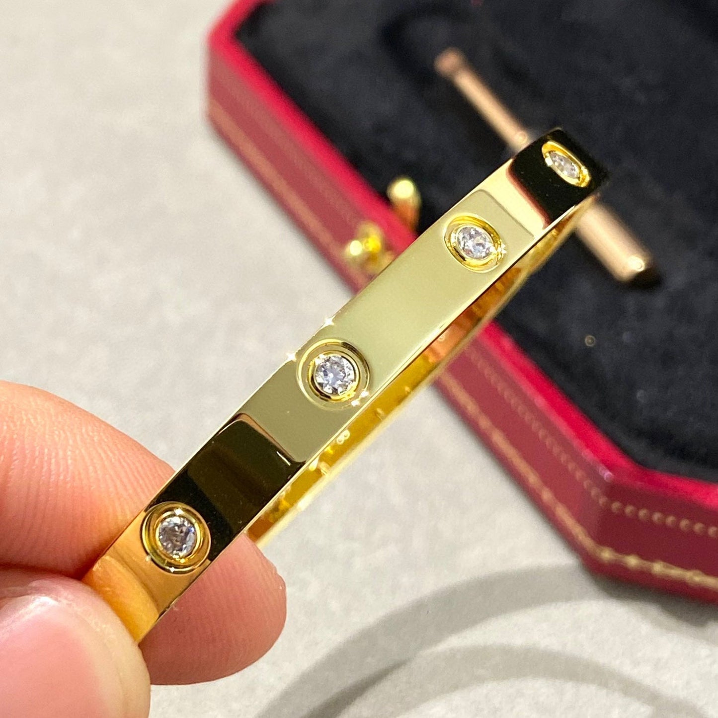 [Rose Jewelrys ]LOVE BRACELET 6.1MM 10 DIAMONDS