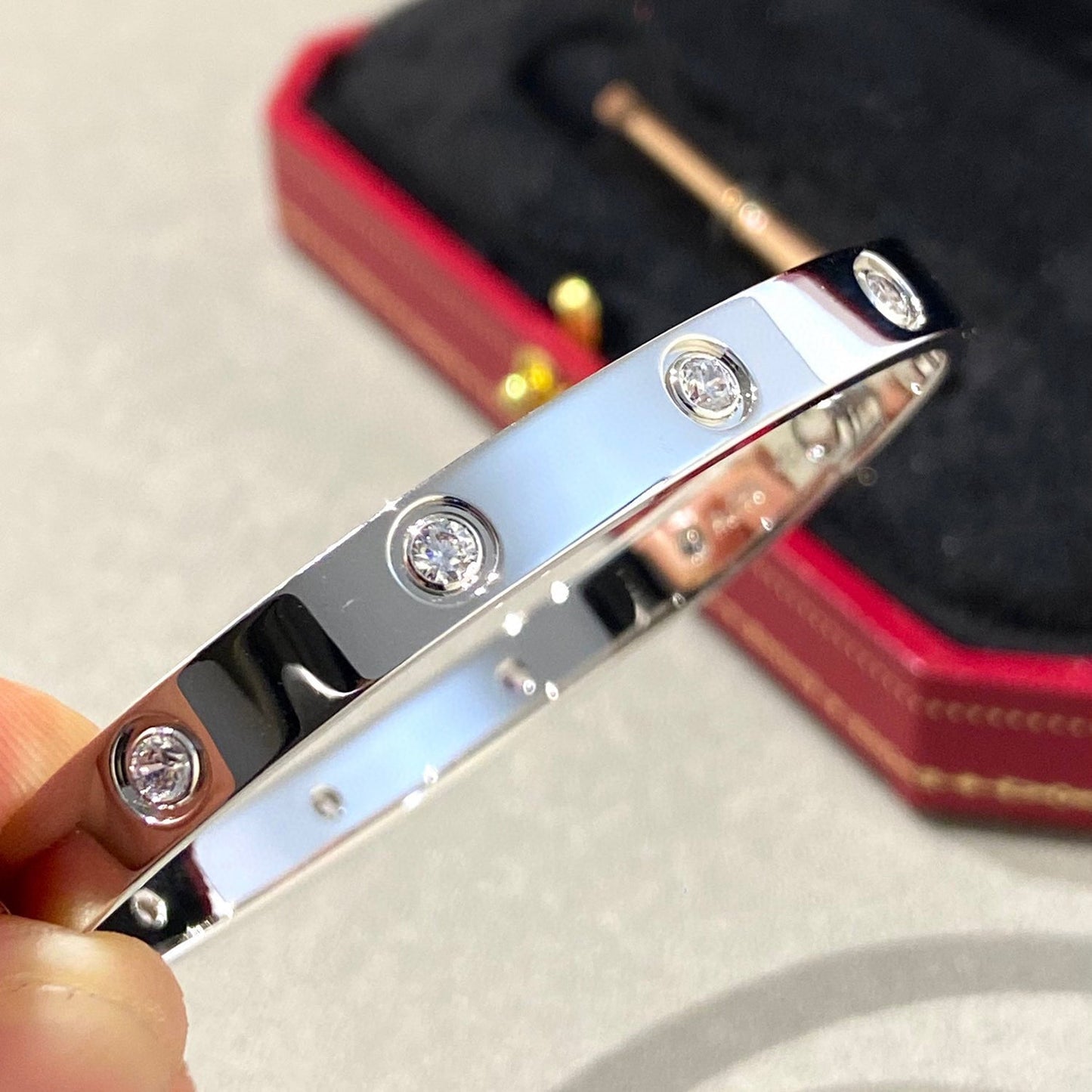 []LOVE BRACELET 6.1MM 10 DIAMONDS
