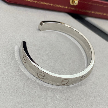 []LOVE BRACELET 6.1MM 1 DIAMOND OPEN CUFF