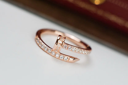 [Rose Jewelrys]JUSTE RING 1.8MM PINK GOLD DIAMONDS
