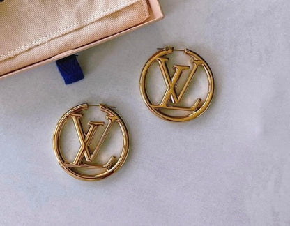 [Rose Jewelrys] RING LOGO EARRINGS