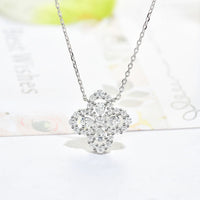 [🌹Rose💎]LOOP NECKLACE FULL MOTIF DIAMOND 16MM MULTIPLE COLORS