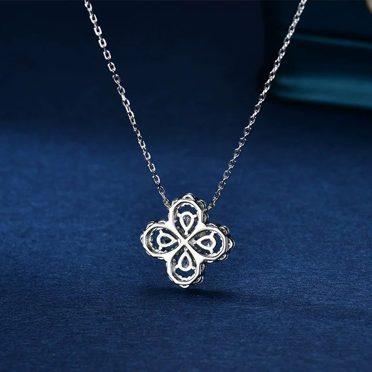 []LOOP NECKLACE FULL MOTIF DIAMOND 16MM MULTIPLE COLORS