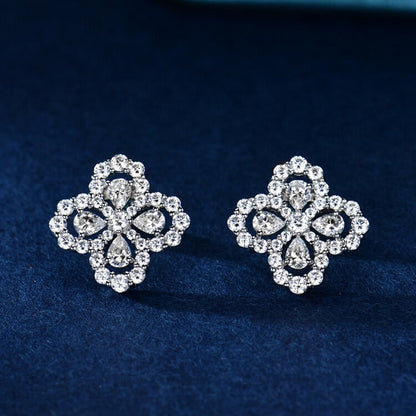[Rose Jewelrys]LOOP EARRINGS FULL MOTIF DIAMOND 16MM