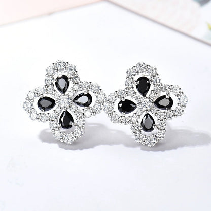 [Rose Jewelrys]LOOP EARRINGS FULL MOTIF DIAMOND 16MM