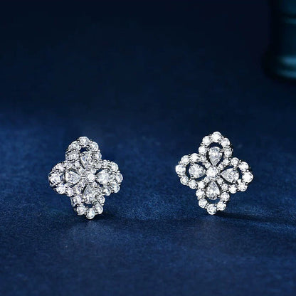 [Rose Jewelrys]LOOP EARRINGS FULL MOTIF DIAMOND 16MM