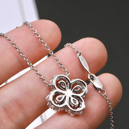 []LOOP NECKLACE FULL MOTIF DIAMOND 16MM MULTIPLE COLORS