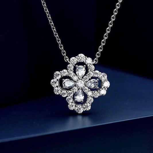 [Rose Jewelrys]LOOP NECKLACE FULL MOTIF DIAMOND COMBINATION