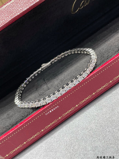 [🌹Rose💎] NEW STYLE TENNIS BRACELET 925 STERLING SILVER MATERIAL