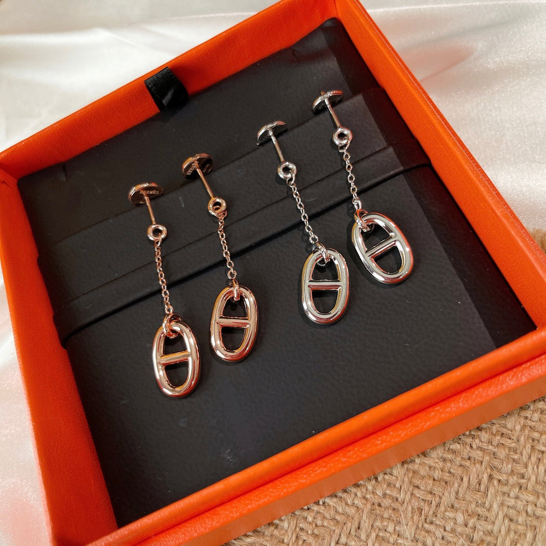 [Rose Jewelrys]CHAINE TASSEL EARRINGS