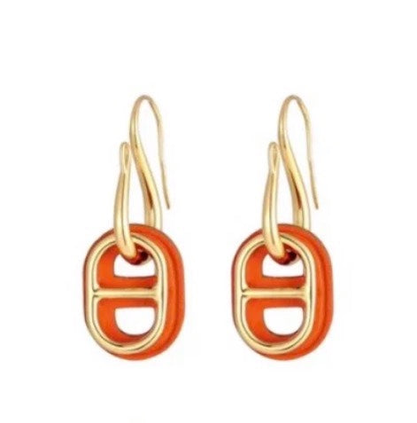 [Rose Jewelrys]HM O'MAILLON GOLD EARRINGS