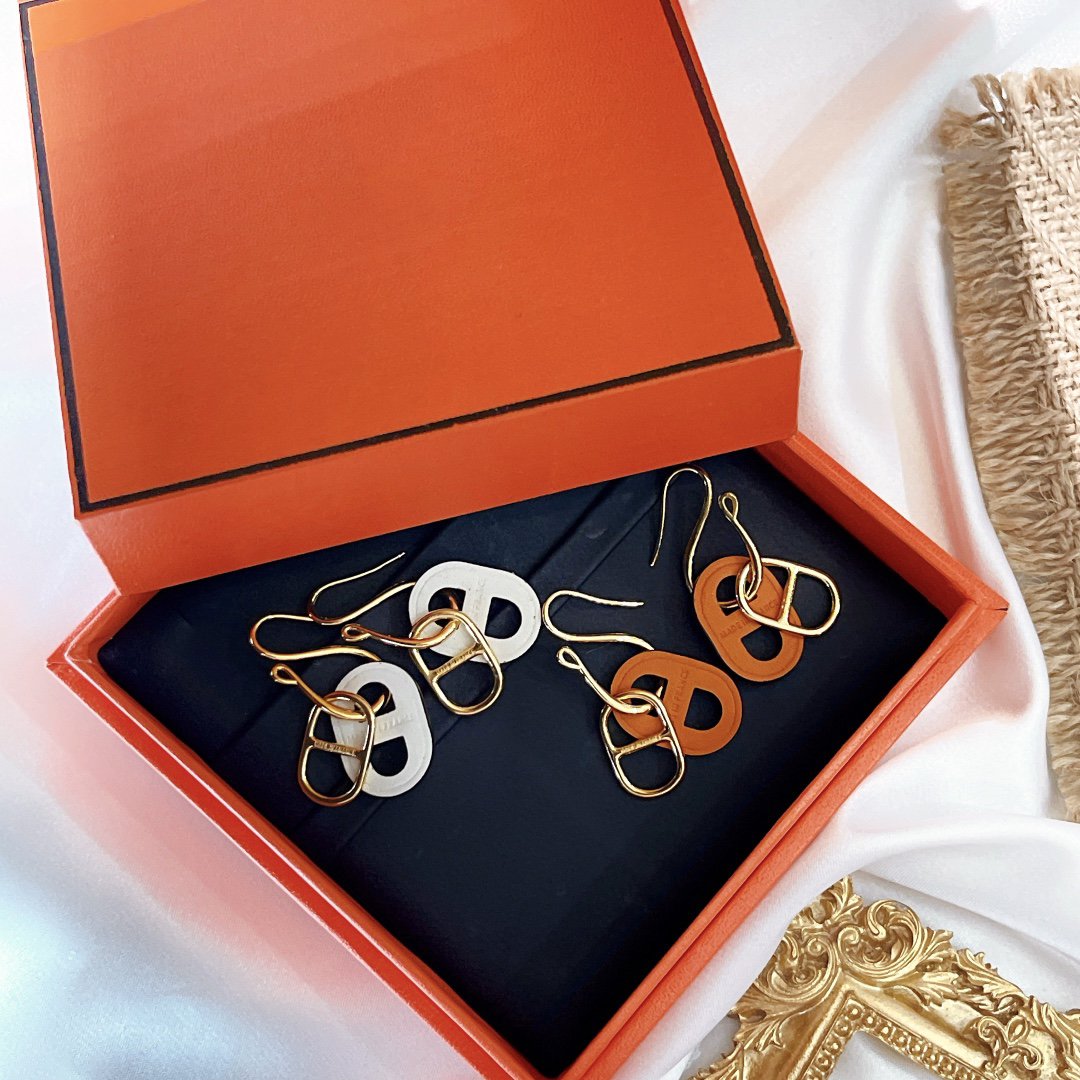 [Rose Jewelrys]HM O'MAILLON GOLD EARRINGS