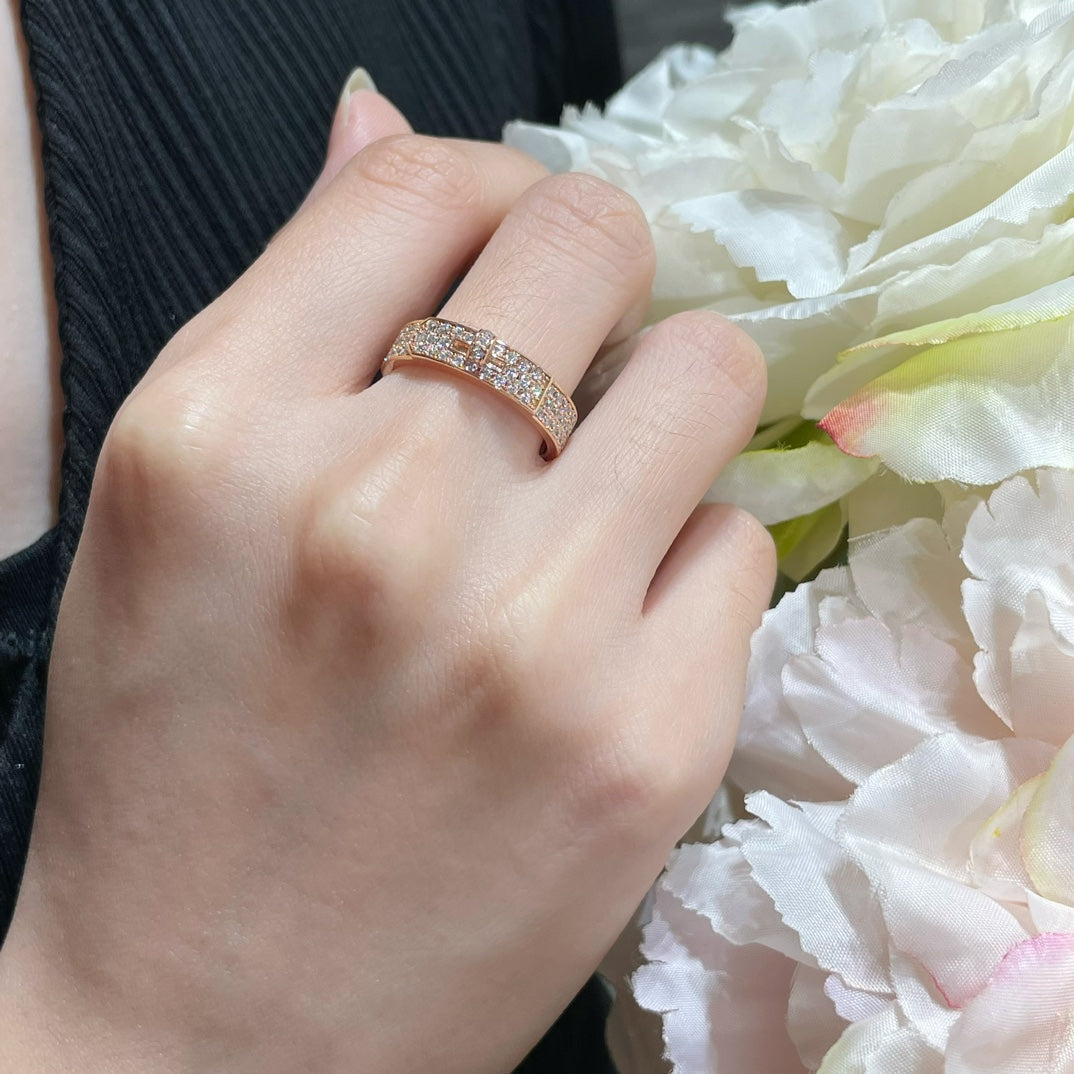 [Rose Jewelrys]KELLY PINK GOLD DIAMOND RING