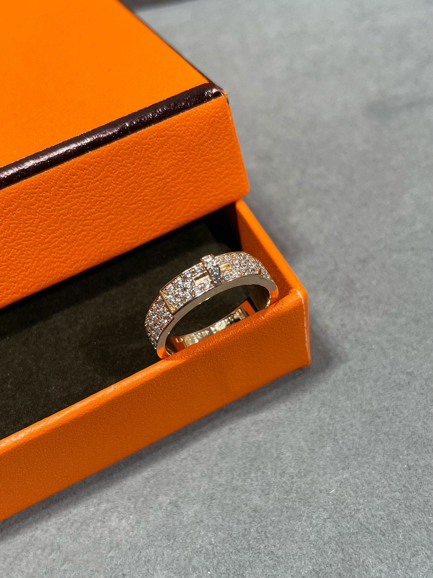 [Rose Jewelrys]KELLY PINK GOLD DIAMOND RING