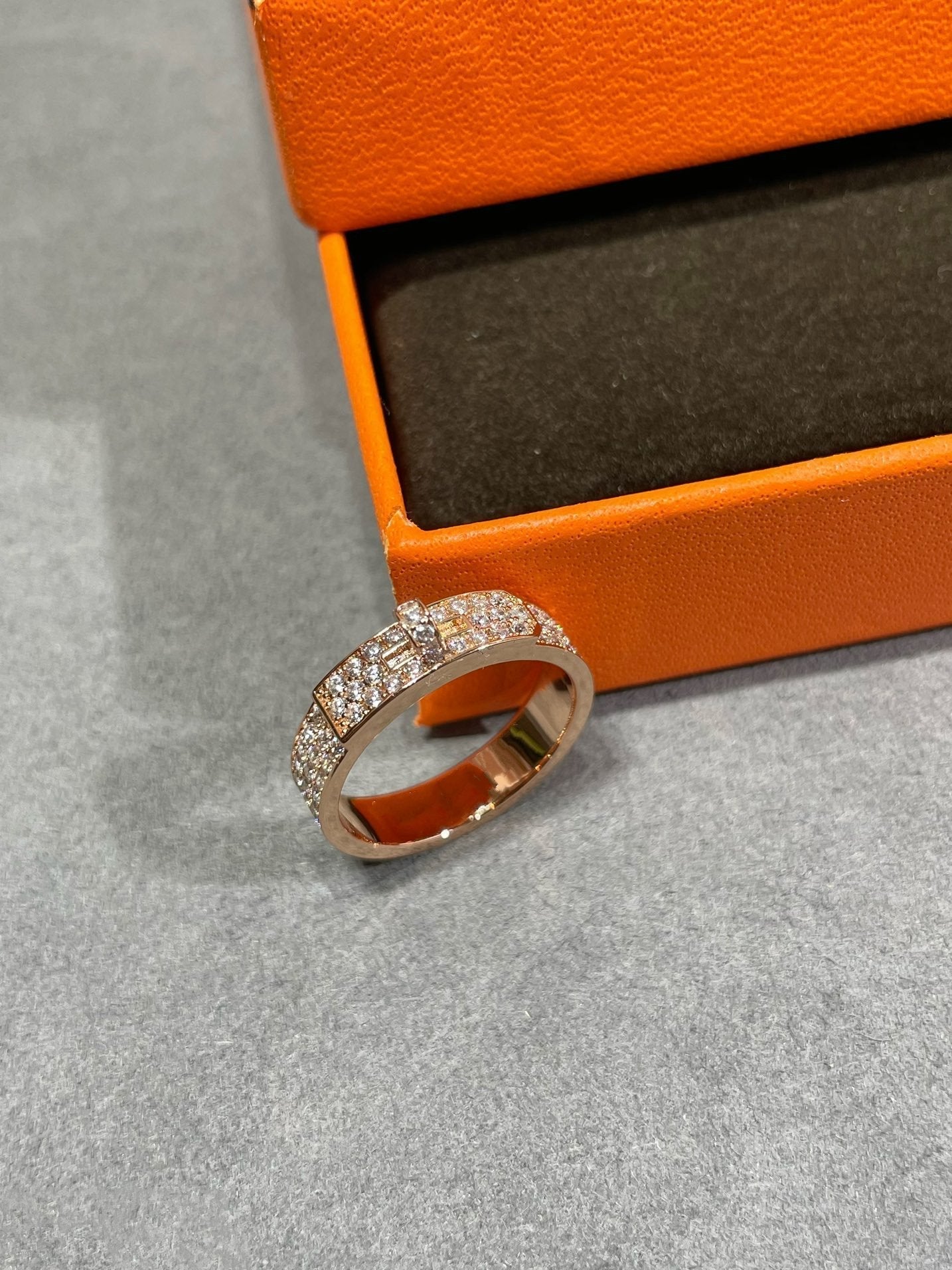 [Rose Jewelrys]KELLY PINK GOLD DIAMOND RING