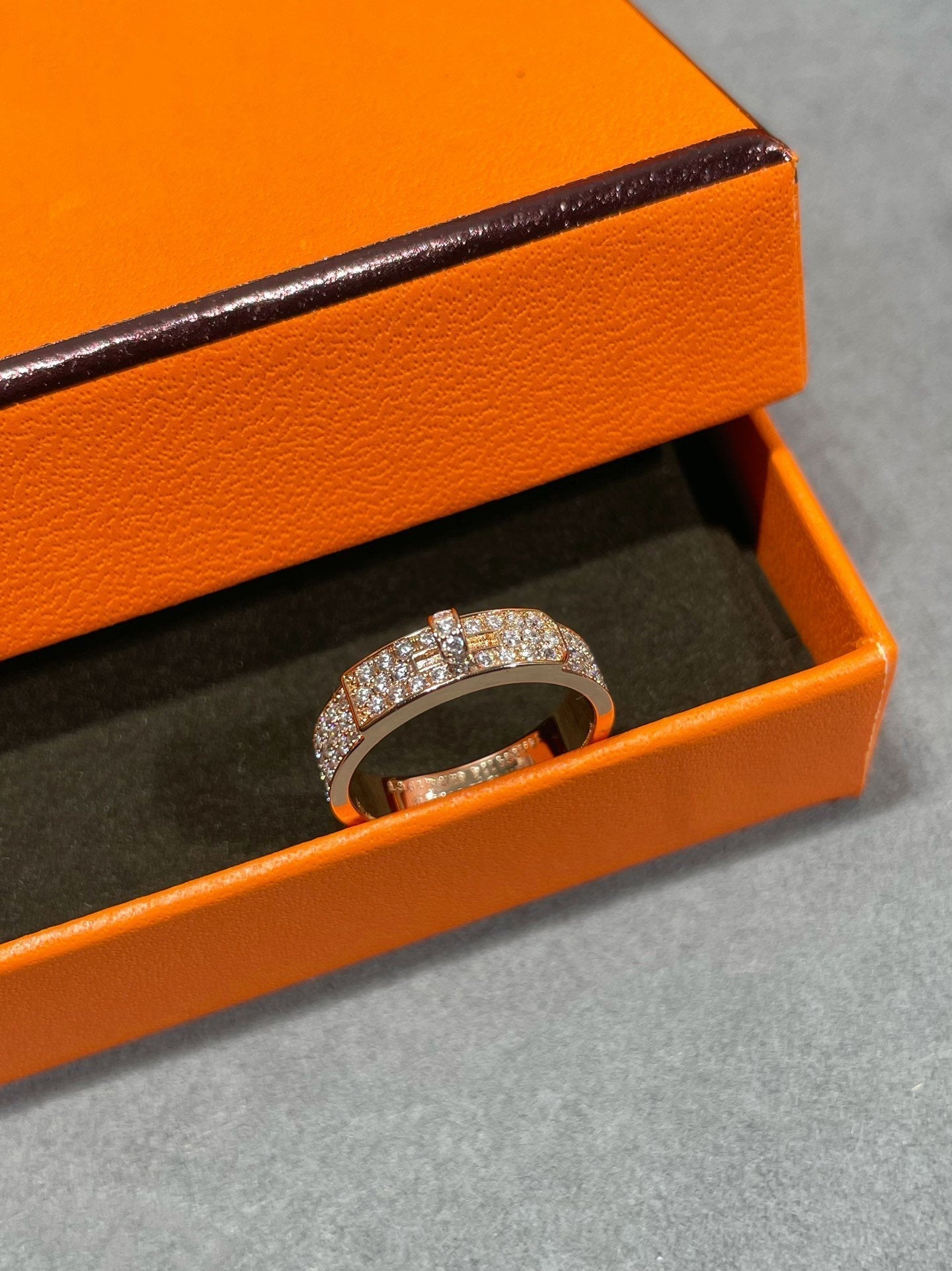 [Rose Jewelrys]KELLY PINK GOLD DIAMOND RING