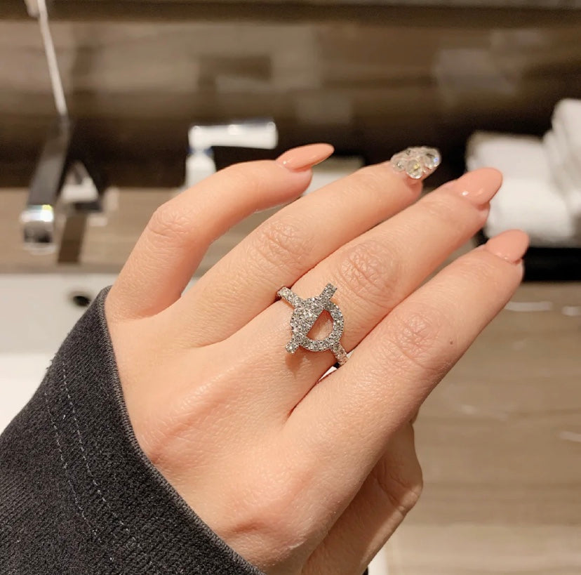 [Rose Jewelrys]ECHAPPEE RING SILVER DIAMOND