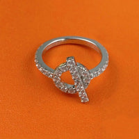 [🌹Rose💎]ECHAPPEE RING SILVER DIAMOND