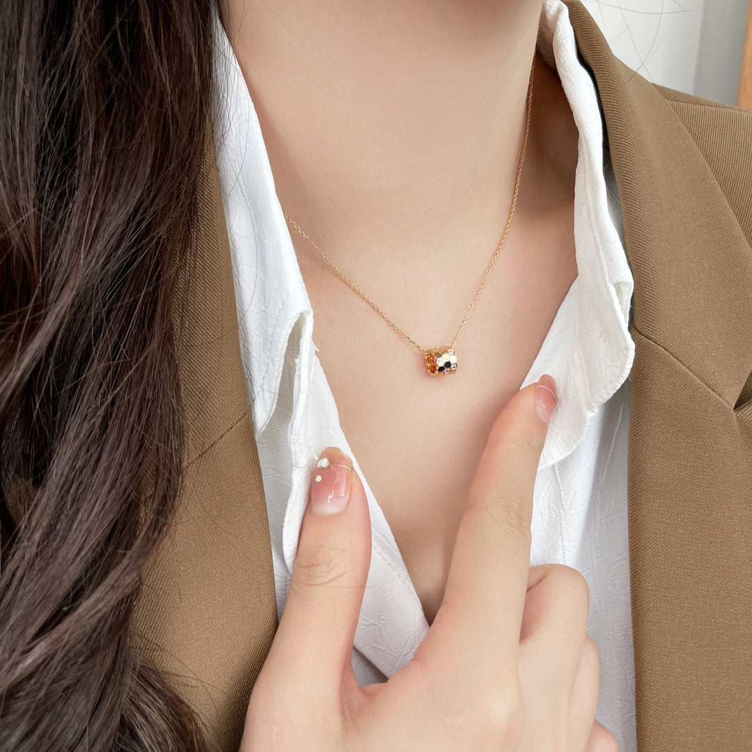 [Rose Jewelrys]BEE MINI PEDANT DIAMOND NECKLACE