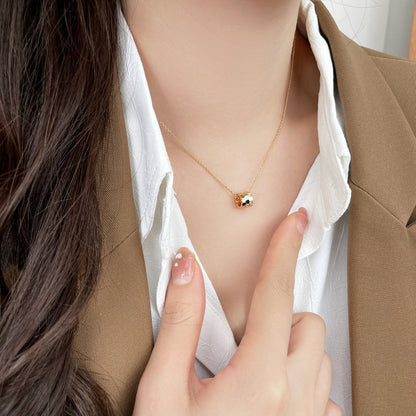 [Rose Jewelrys]BEE MINI PEDANT DIAMOND NECKLACE