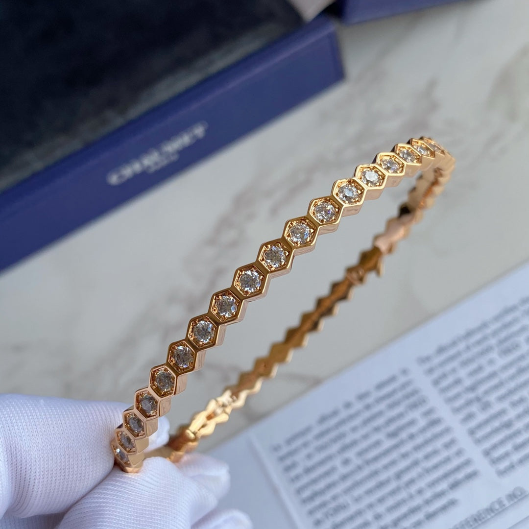 [Rose Jewelrys]BEE LOVE GOLD BRACELET FULL DIAMOND