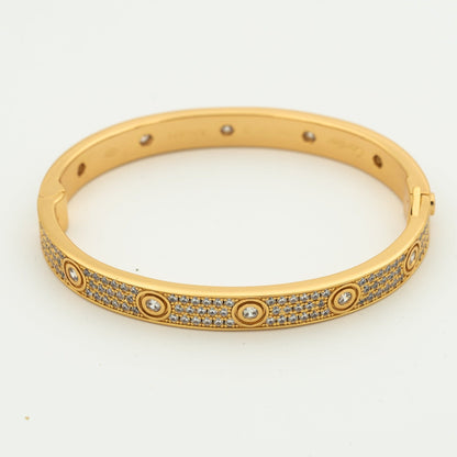 [Rose Jewelrys]LOVE BRACELET 6.1MM DIAMOND-PAVED 10 BIG DIAMONDS