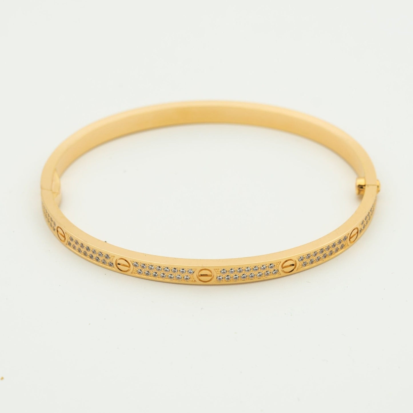 [Rose Jewelrys]LOVE BRACELET 3.65MM DIAMOND-PAVED SILVER