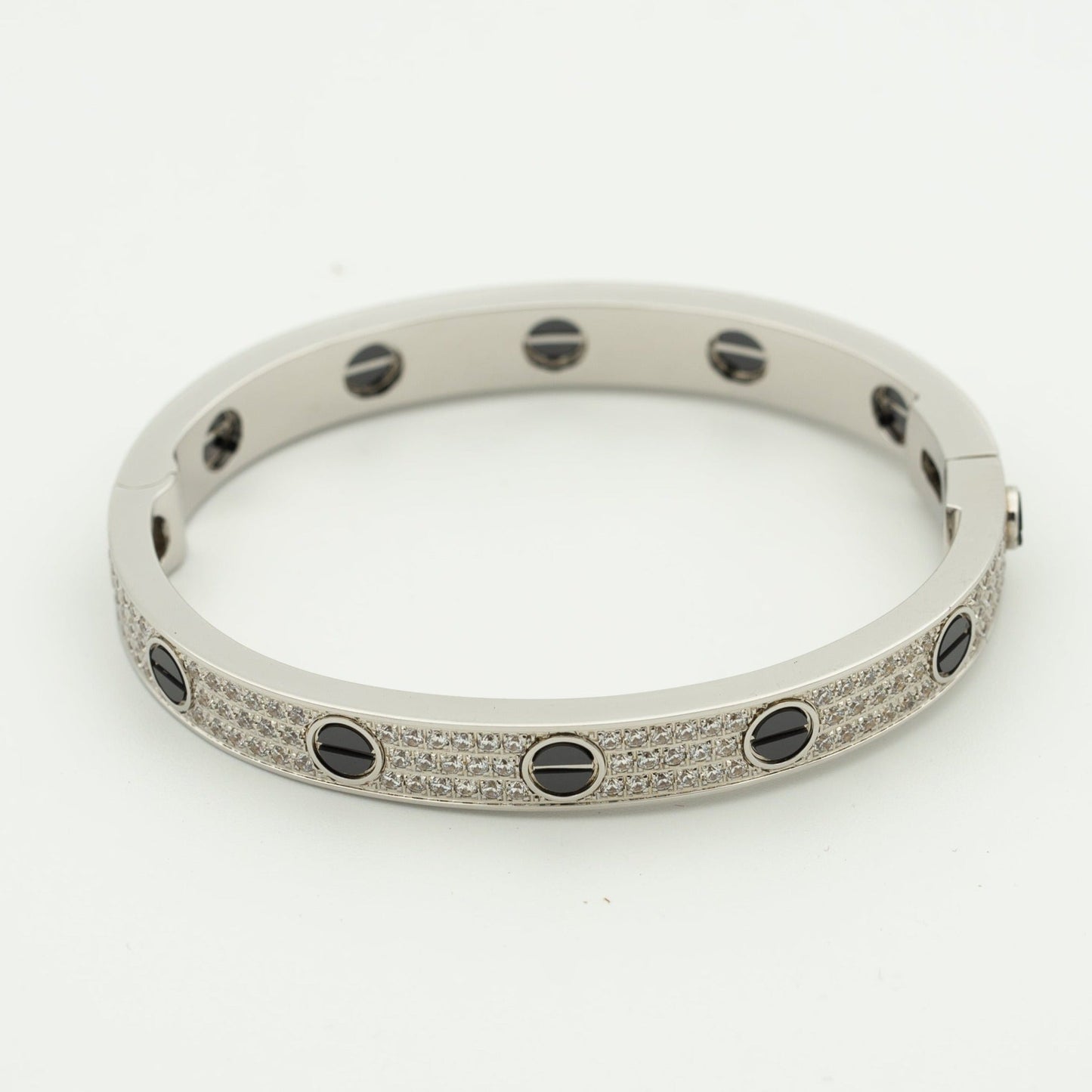 [Rose Jewelrys]LOVE BRACELET 6.1MM DIAMOND-PAVED CERAMIC