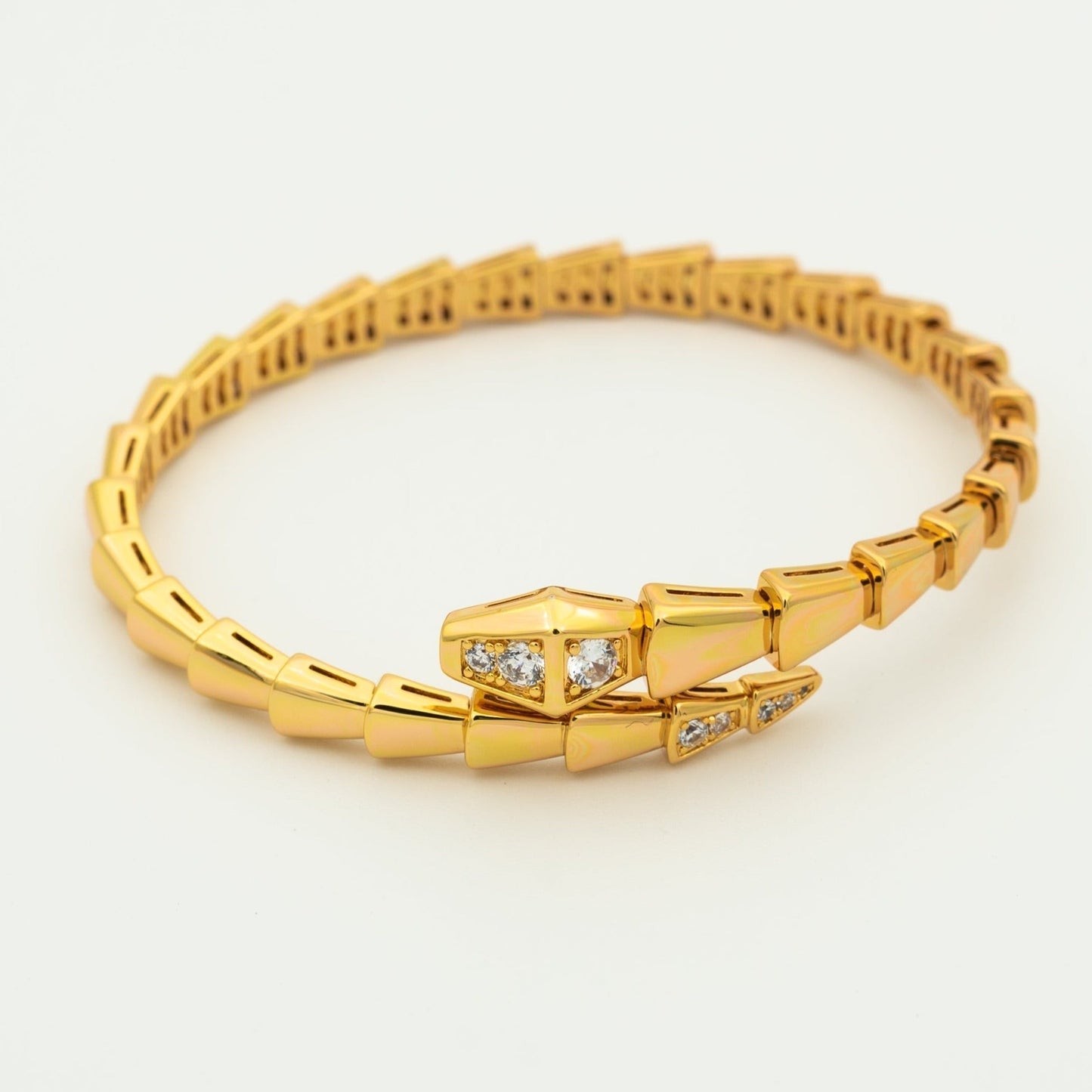 [Rose Jewelrys]SERPENTI BRACELET DIAMONDS  PINK GOLD
