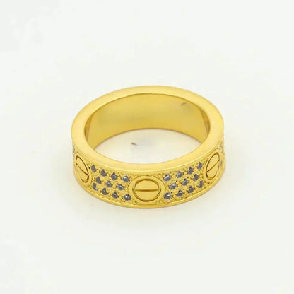 [Rose Jewelrys]LOVE RING 5.5MM DIAMONDS PAVED