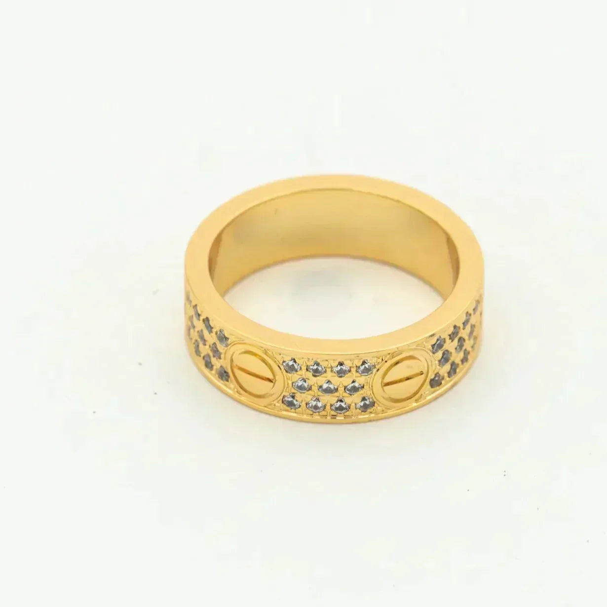 [Rose Jewelrys]LOVE RING 5.5MM DIAMONDS PAVED