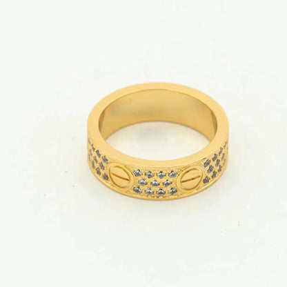 [Rose Jewelrys]LOVE RING 5.5MM DIAMONDS PAVED