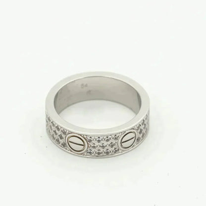 [Rose Jewelrys]LOVE RING 5.5MM DIAMONDS PAVED