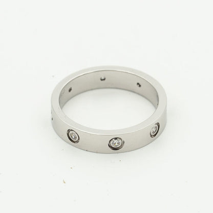 [Rose Jewelrys]LOVE RING 3.6MM 8 DIAMONDS
