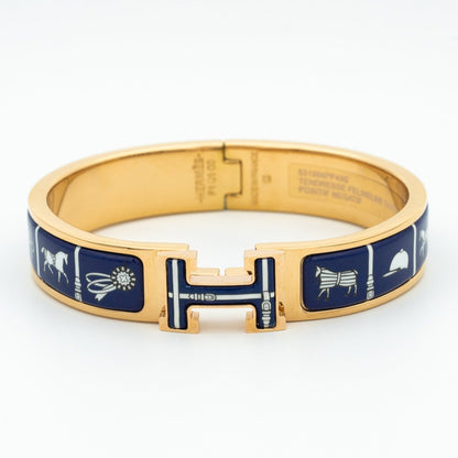 [Rose Jewelrys]H BRACELET BLUE CERAMIC