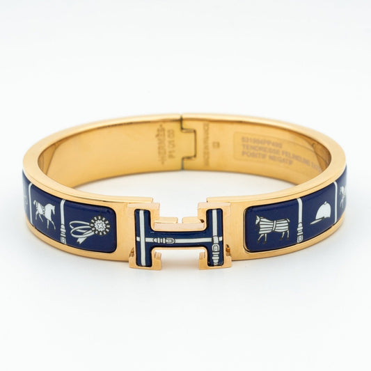 [Rose Jewelrys]H BRACELET BLUE CERAMIC
