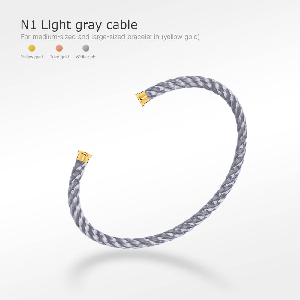 [Rose Jewelrys]FORCE SERIES BRACELET CABLES 50 CHOICES (DIY SELECTION)