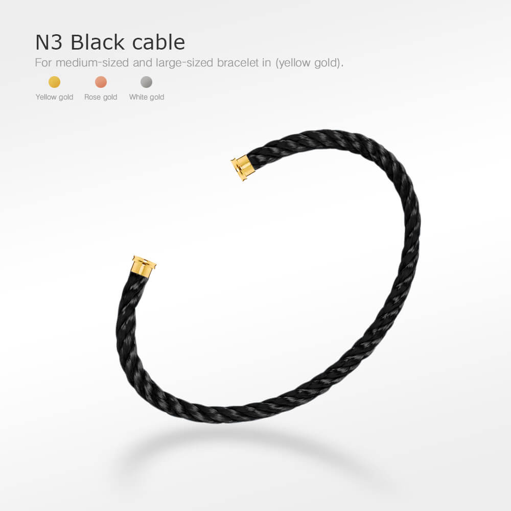 [Rose Jewelrys]FORCE SERIES BRACELET CABLES 50 CHOICES (DIY SELECTION)