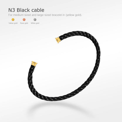 [Rose Jewelrys]FORCE SERIES BRACELET CABLES 50 CHOICES (DIY SELECTION)