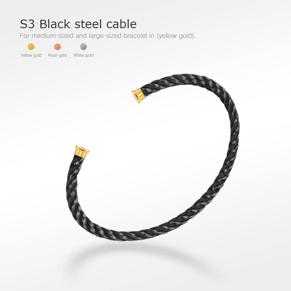[Rose Jewelrys]FORCE SERIES BRACELET CABLES 50 CHOICES (DIY SELECTION)