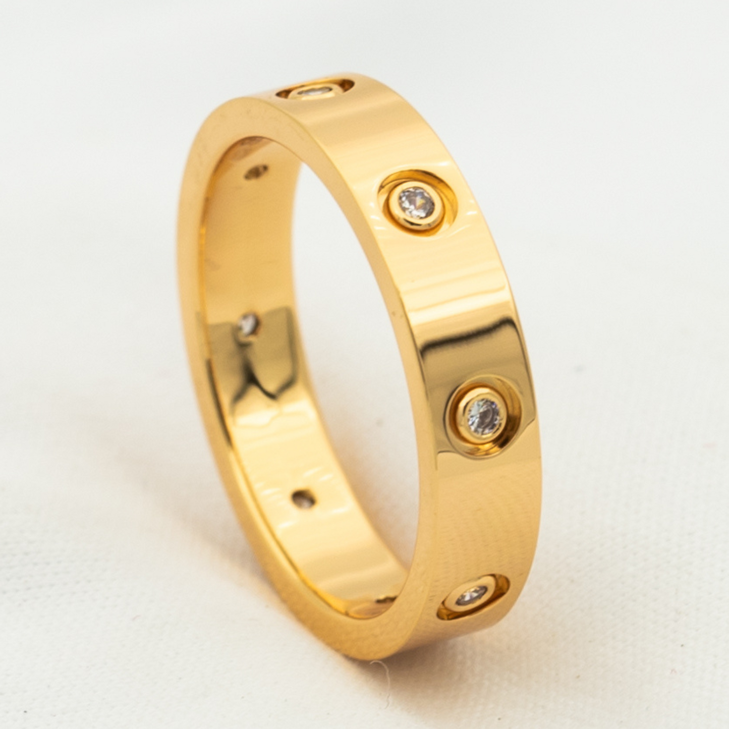 [Rose Jewelrys]LOVE RING 3.6MM 8 DIAMONDS